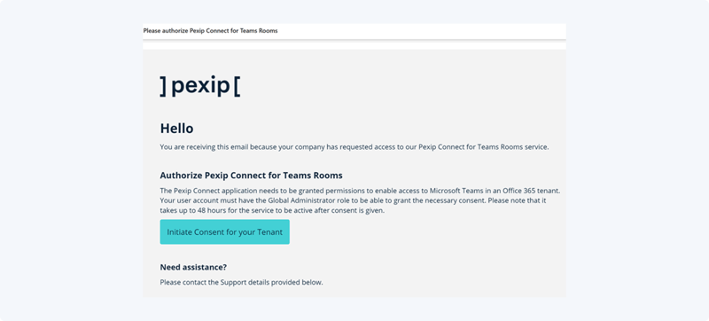 the-consent-email-should-be-sent-to-one-of-your-office-365-administrators-pexip-connect-for-teams-rooms