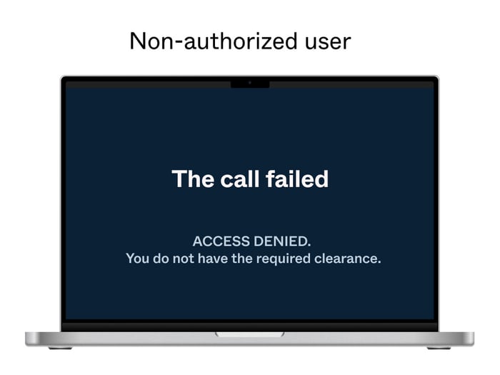 Help build resilience against deepfake video calls with smart access controls  